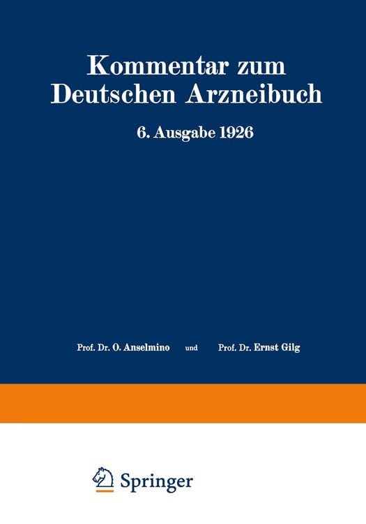Produktbild: Kommentar zum Deutschen Arzneibuch 6. Ausgabe 1926