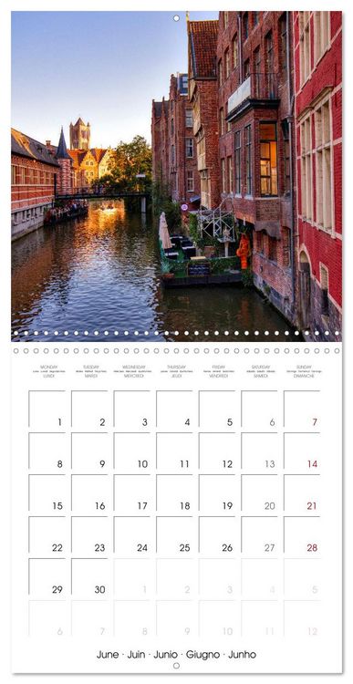 Produktbild: Comt&eacute; de Flandre (Calendrier mural carr&eacute; 2026 30x30 cm) Calendrier double avec une page pour vos prises de notes