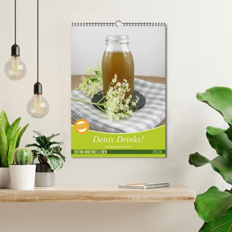 Produktbild: Detox Drinks! Gesund und lecker (Wandkalender 2026 DIN A3 hoch), CALVENDO Monatskalender