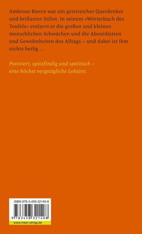 Produktbild: Aus dem W&ouml;rterbuch des Teufels