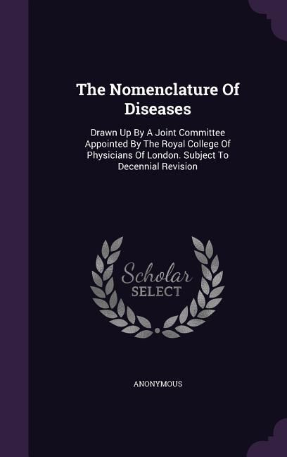 Produktbild: The Nomenclature Of Diseases