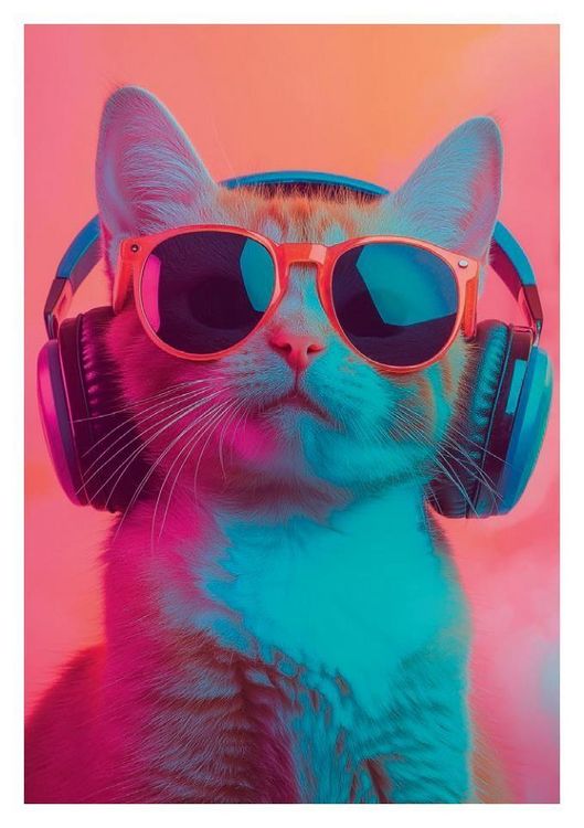 Produktbild: Postkartenblock Crazy Cats