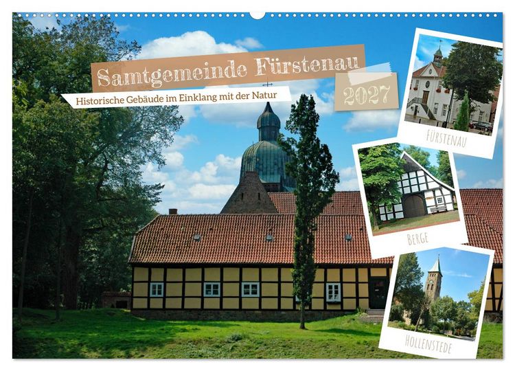 Produktbild: Samtgemeinde F&uuml;rstenau (Wandkalender 2027 DIN A2 quer), CALVENDO Monatskalender