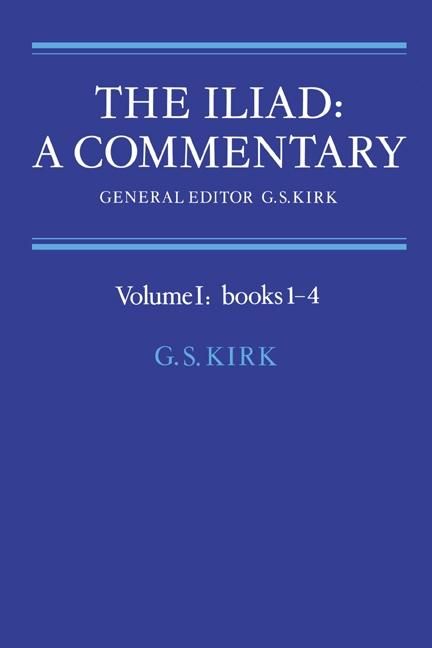 Produktbild: Iliad: A Commentary: Volume 1, Books 1-4