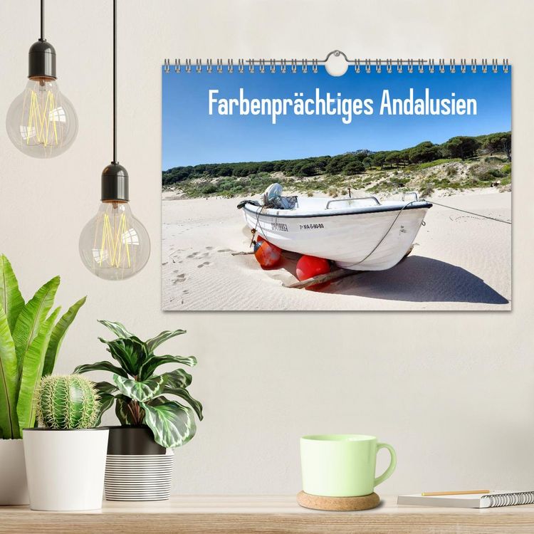 Produktbild: Farbenpr&auml;chtiges Andalusien (Wandkalender 2026 DIN A4 quer), CALVENDO Monatskalender