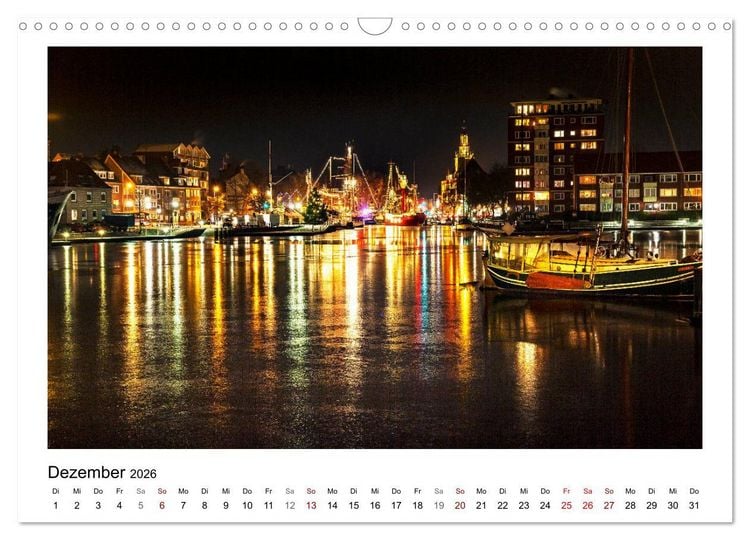 Produktbild: OSTFRIESLAND Weites Land hinterm Deich (Wandkalender 2026 DIN A3 quer), CALVENDO Monatskalender