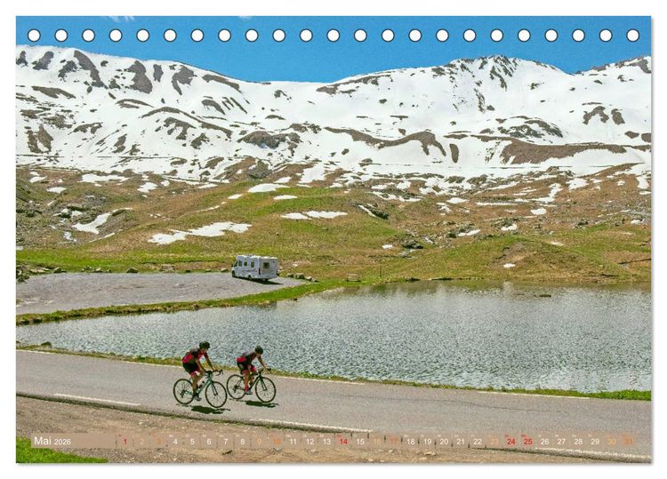 Produktbild: Sonne in den Speichen - Faszination Rennrad (Tischkalender 2026 DIN A5 quer), CALVENDO Monatskalender