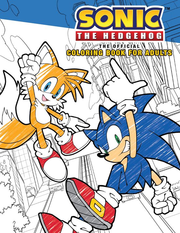 Produktbild: Sonic the Hedgehog: The Official Adult Coloring Book