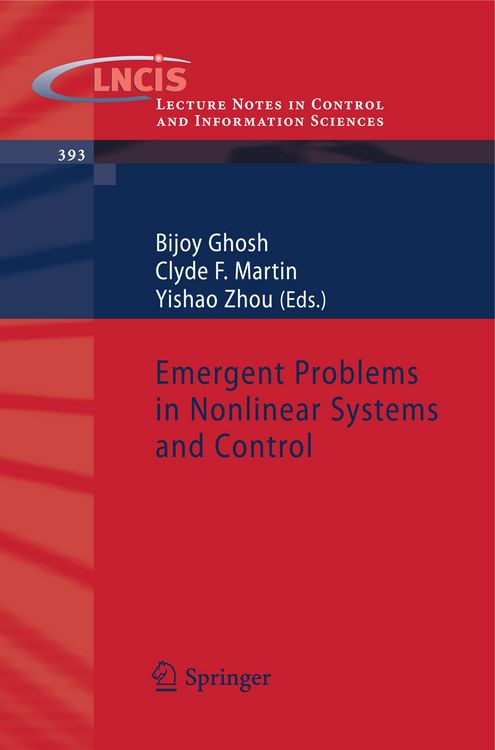 Produktbild: Emergent Problems in Nonlinear Systems and Control