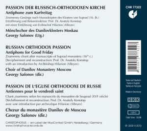 Produktbild: Russian Orthodox Passion