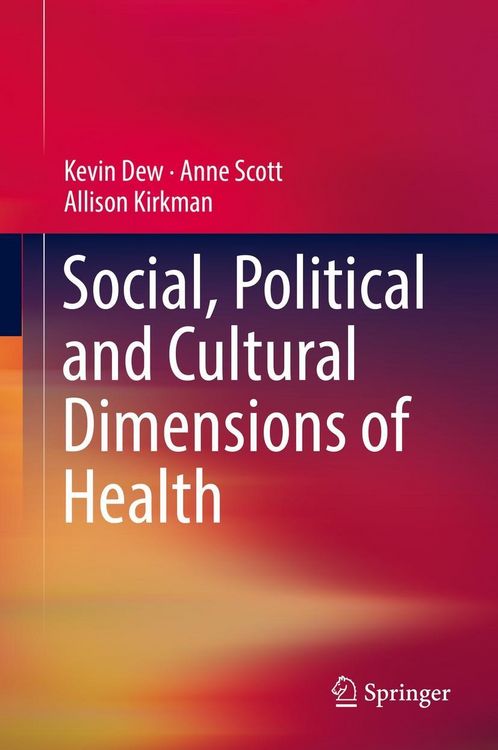 Produktbild: Social, Political and Cultural Dimensions of Health