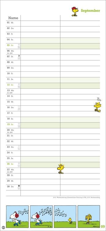 Produktbild: Peanuts Planer Wir zwei 2027