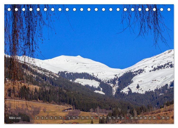 Produktbild: Piesendorf & Niedernsill (Tischkalender 2026 DIN A5 quer), CALVENDO Monatskalender