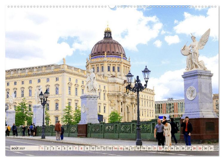 Produktbild: Berlin - dans le centre historique (Calendrier mural 2027 DIN A2 vertical), CALVENDO calendrier mensuel