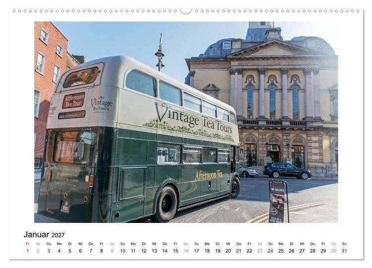 Produktbild: Dublin bunt, lebendig, spannend (hochwertiger Premium Wandkalender 2027 DIN A2 quer), Kunstdruck in Hochglanz