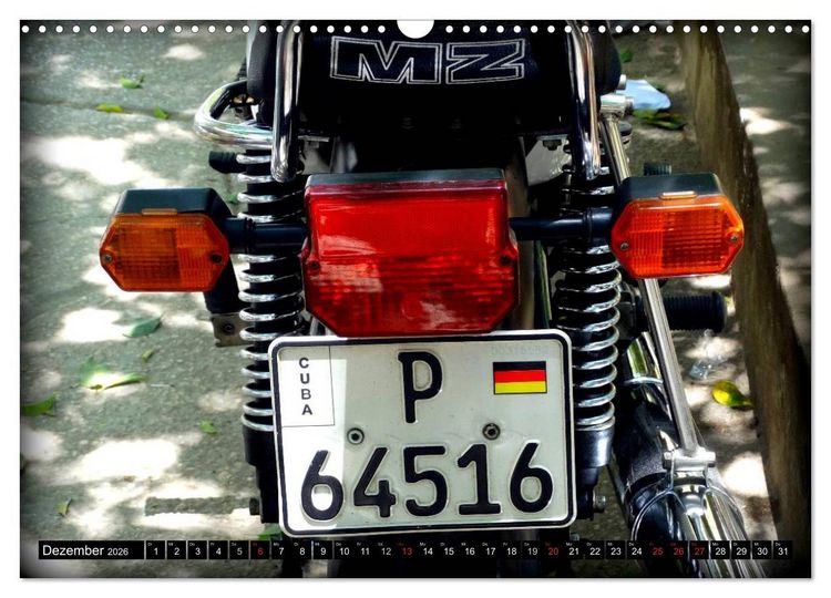 Produktbild: Motorrad-Legenden - MZ (Wandkalender 2026 DIN A3 quer), CALVENDO Monatskalender