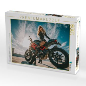 Produktbild: CALVENDO Puzzle Ein Motiv aus dem Kalender Schnelle Bikes und Starke Frauen | 1000 Teile Lege-Gr&ouml;&szlig;e 64x48cm Foto-Puzzle f&uuml;r gl&uuml;ckliche Stunden