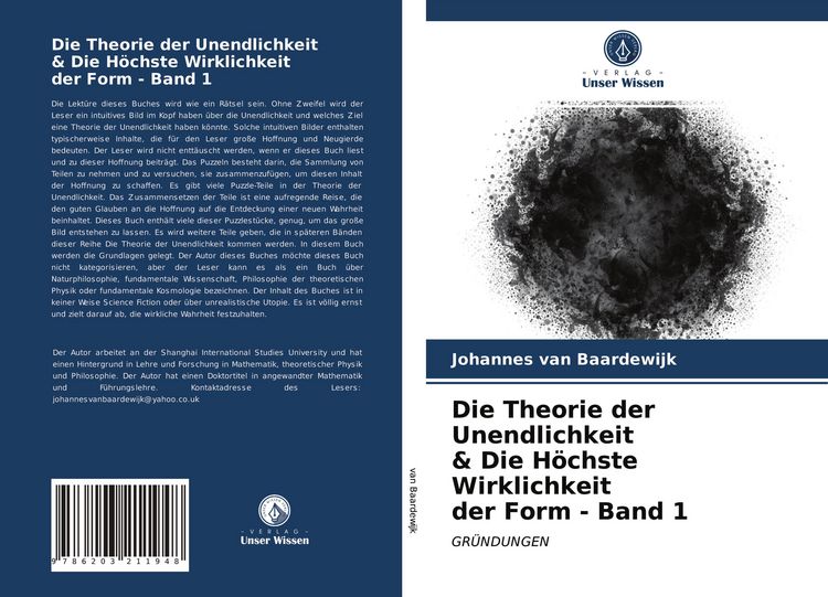 Produktbild: Die Theorie der Unendlichkeit & Die H&ouml;chste Wirklichkeit der Form - Band 1