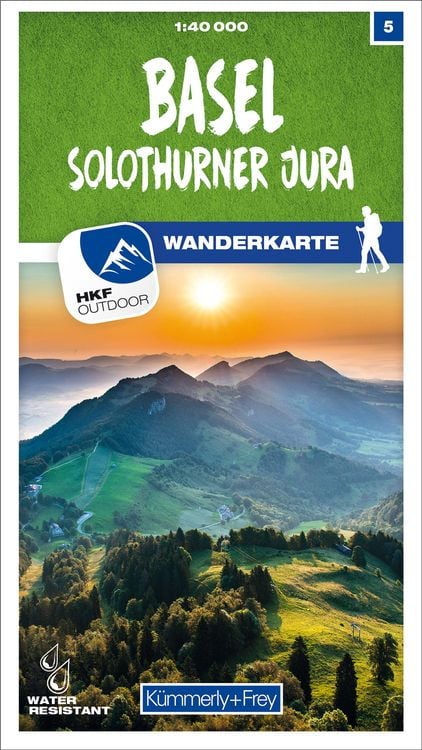 Bild vom Artikel Basel / Solothurner Jura 05 Wanderkarte 1:40 000 matt laminiert vom Autor 