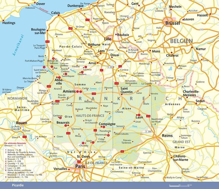 Produktbild: TRESCHER Reisef&uuml;hrer Picardie