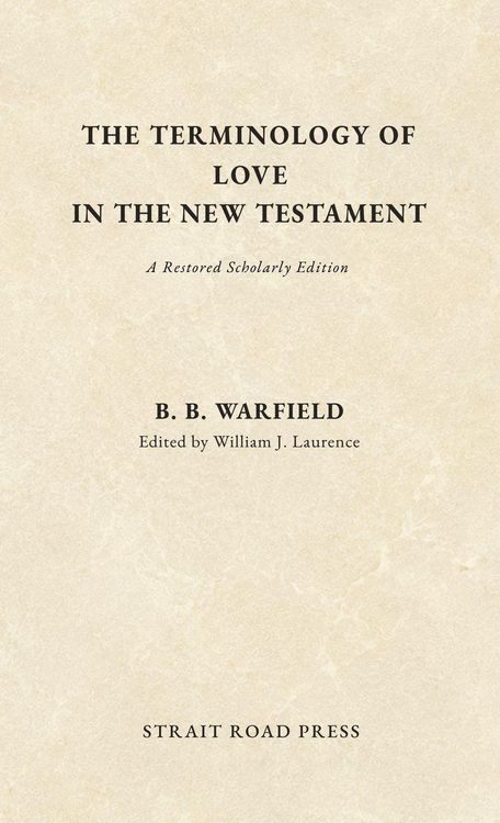 Produktbild: The Terminology of Love in the New Testament