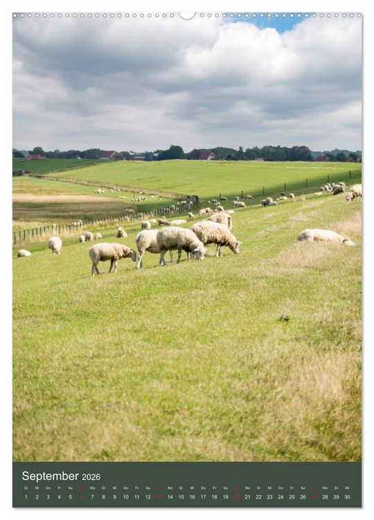 Produktbild: Ostfriesland - Westermarsch und Norden (hochwertiger Premium Wandkalender 2026 DIN A2 hoch), Kunstdruck in Hochglanz