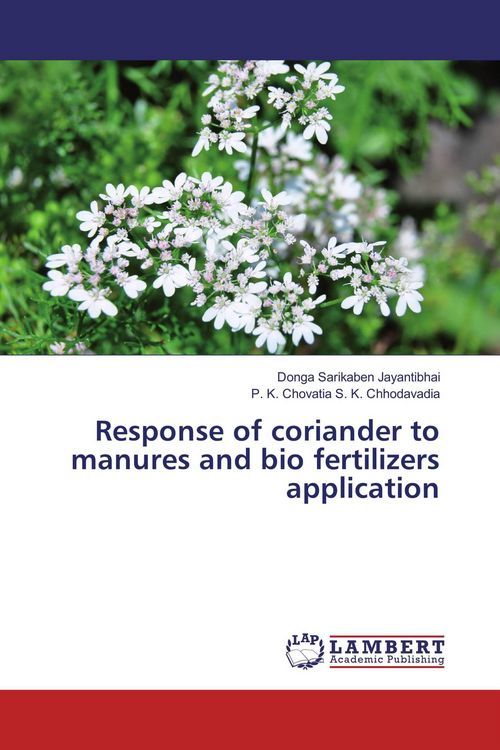 Produktbild: Response of coriander to manures and bio fertilizers application