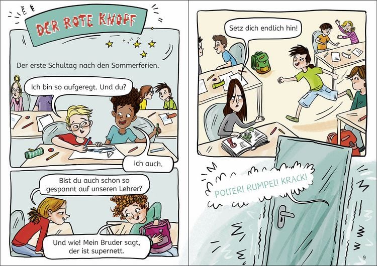 Produktbild: Lesel&ouml;wen Comics 1. Klasse - Der magische Stundenplan