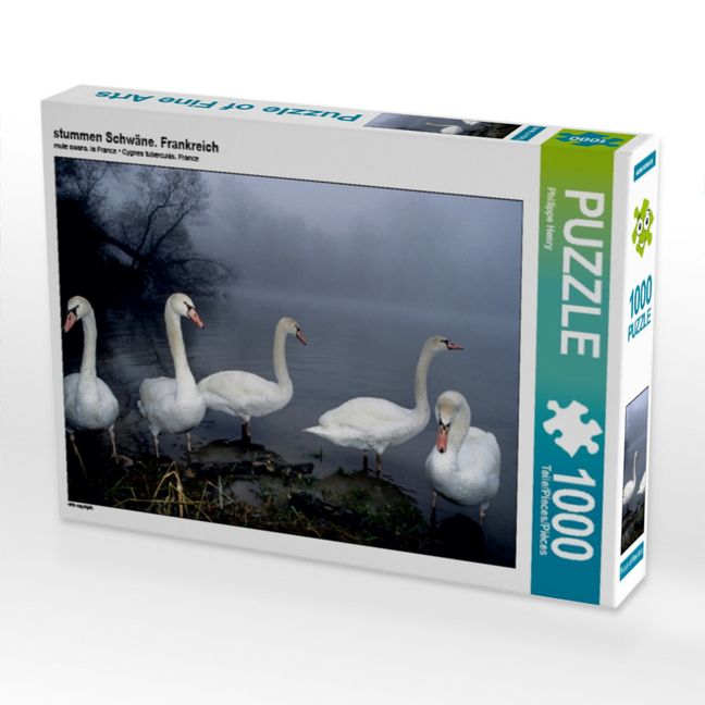 Produktbild: CALVENDO Puzzle stummen Schw&auml;ne. Frankreich | 1000 Teile Lege-Gr&ouml;&szlig;e 64x48cm Foto-Puzzle f&uuml;r gl&uuml;ckliche Stunden