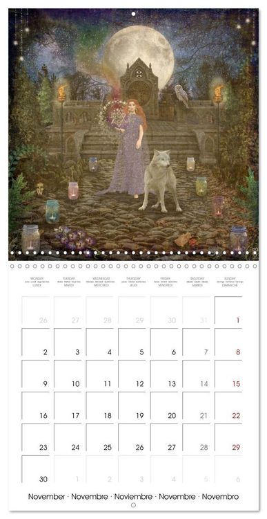 Produktbild: Lady Legends Fantasy Art (Wall Calendar 2026 12 &times; 12 Inch) CALVENDO 12 Month Wall Calendar