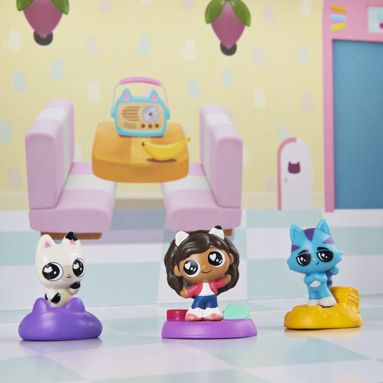 Produktbild: Gabby‘s Dollhouse, 1 von 12 Mini Überraschungs-Figuren (verschiedene Serien-Charaktere)