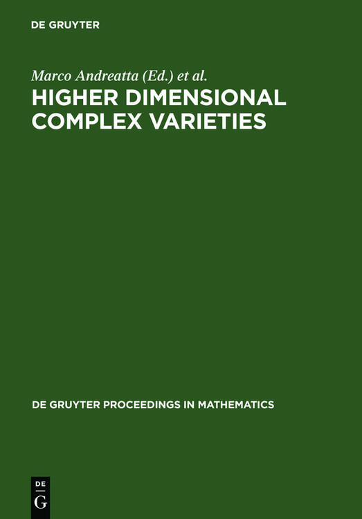 Produktbild: Higher Dimensional Complex Varieties