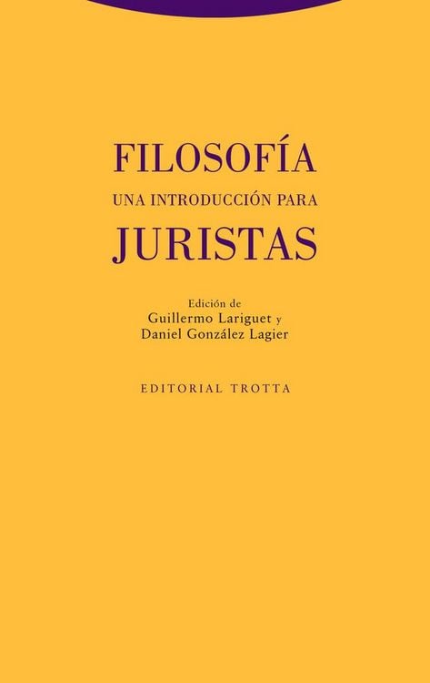 Produktbild: Filosof&iacute;a. Una introducci&oacute;n para juristas