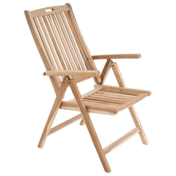 Produktbild: Gartenstuhl Hochlehner Klappstuhl Holz Teak
