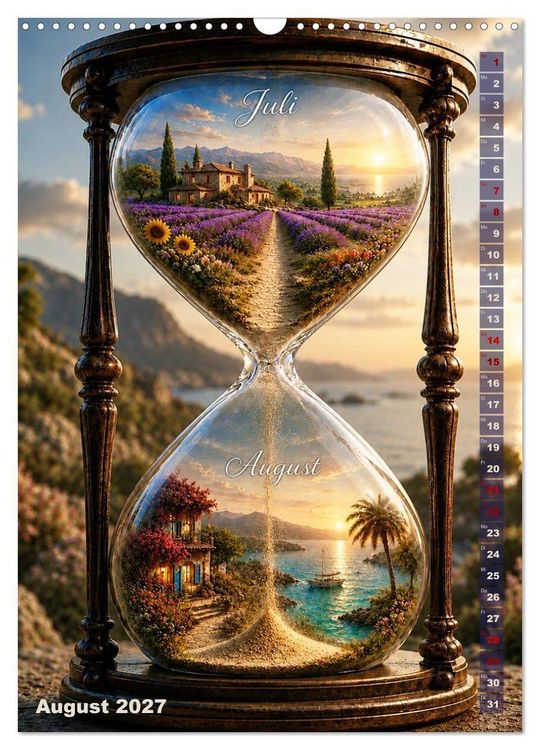 Produktbild: Zeit der Jahreszeiten (Wandkalender 2027 DIN A3 hoch), CALVENDO Monatskalender
