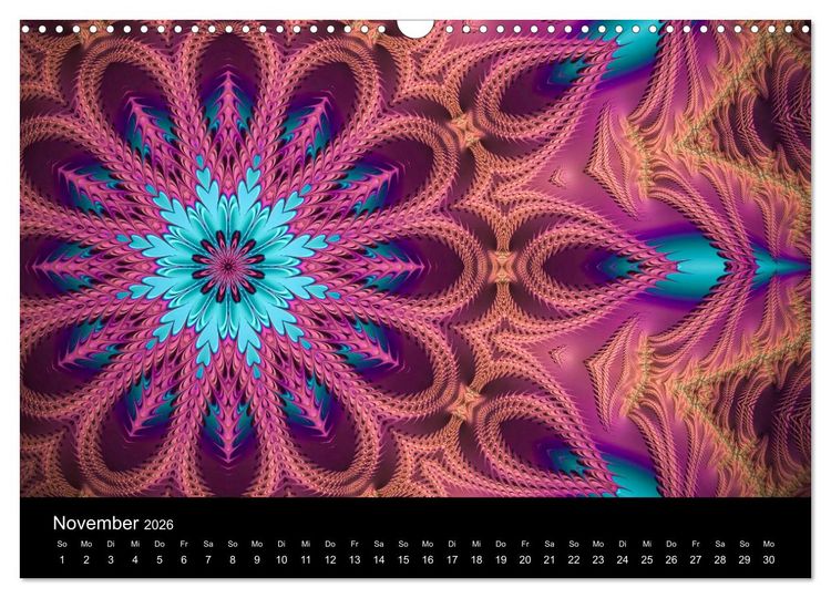 Produktbild: mandala-art (Wandkalender 2026 DIN A3 quer), CALVENDO Monatskalender
