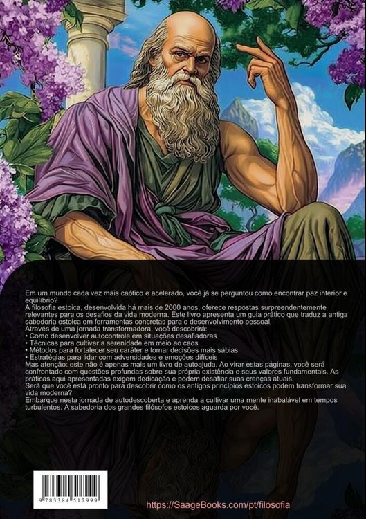 Produktbild: Filosofia Estoica: Sabedoria Antiga para uma Vida Equilibrada