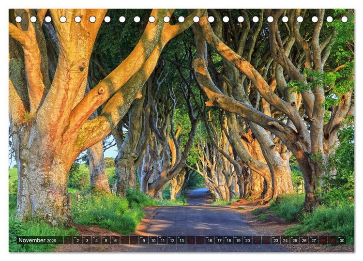 Produktbild: Nordirland und Belfast (Tischkalender 2026 DIN A5 quer), CALVENDO Monatskalender