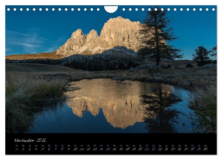 Produktbild: Dolomiten (Wandkalender 2026 DIN A4 quer), CALVENDO Monatskalender