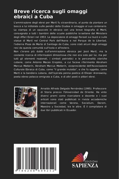 Produktbild: Breve ricerca sugli omaggi ebraici a Cuba