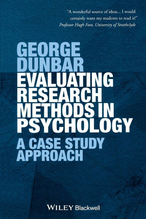 Produktbild: Evaluating Research Methods in Psychology