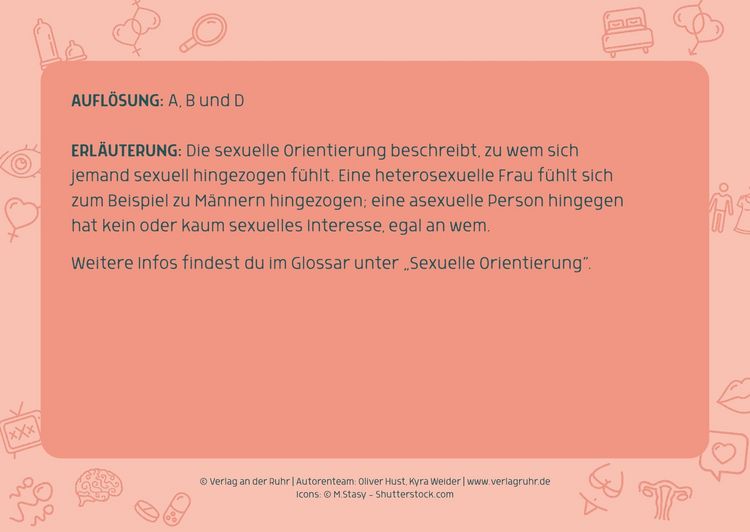 Produktbild: Das Sex-Quiz f&uuml;r Schule und Jugendarbeit