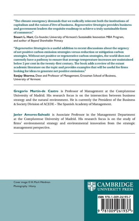 Produktbild: Regenerative Strategies