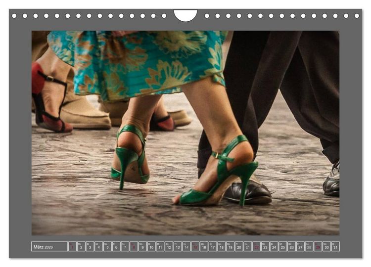 Produktbild: Tango feet (Wandkalender 2026 DIN A4 quer), CALVENDO Monatskalender