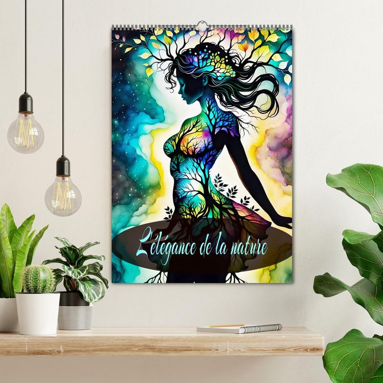 Produktbild: L'&eacute;l&eacute;gance de la nature (Calendrier mural 2026 DIN A2 horizontal), CALVENDO calendrier mensuel