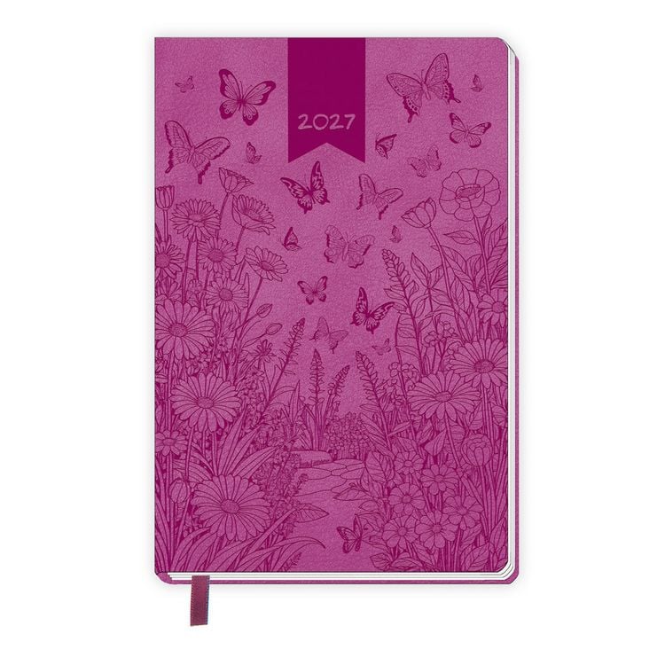 Produktbild: TR&Ouml;TSCH - Taschenkalender A7 Soft Touch Schmetterlinge 2027