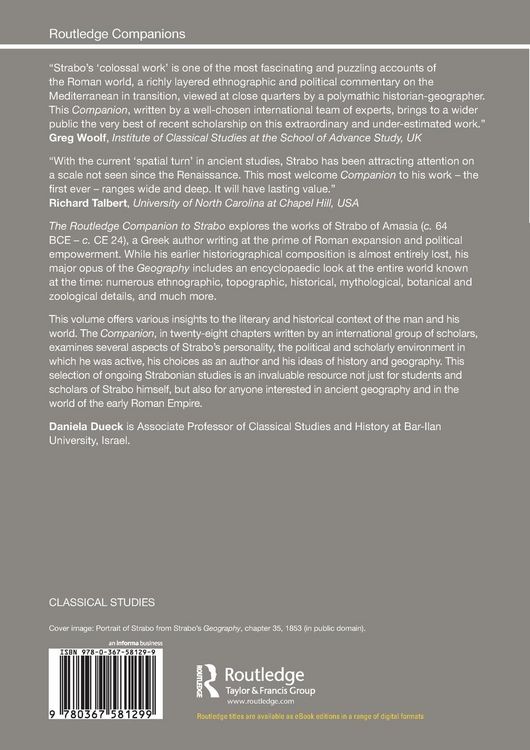 Produktbild: The Routledge Companion to Strabo