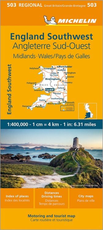 Produktbild: Michelin Wales, England S&uuml;d-West, Midlands