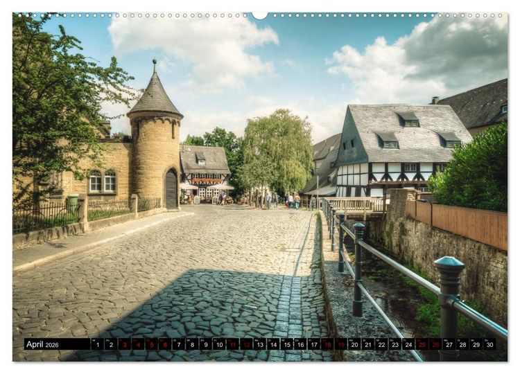 Produktbild: Weltkulturerbe Goslar (hochwertiger Premium Wandkalender 2026 DIN A2 quer), Kunstdruck in Hochglanz