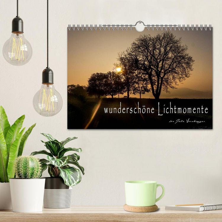 Produktbild: wundersch&ouml;ne Lichtmomente (Wandkalender 2026 DIN A4 quer), CALVENDO Monatskalender